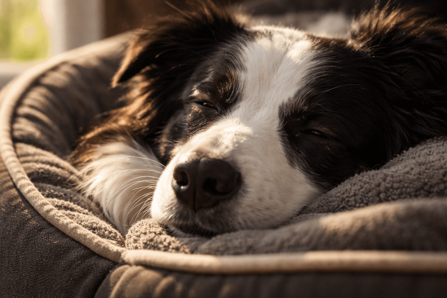 Slapende Bordercollie